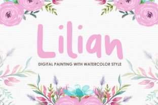 Discover the Beauty of Lilian Watercolor Floral Style Clipart and Digital Painting