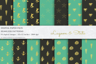 Gold Geometric Digital Papers