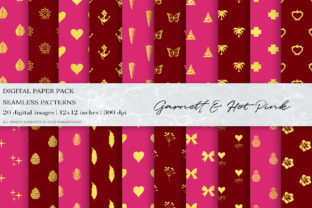 Gold Geometric Digital Papers