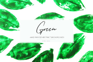 Green Abstract and Gold Abstract Backgrounds