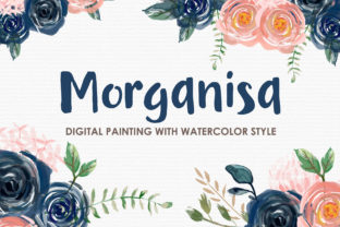 Morganisa Watercolor Floral Clipart: Elevating Creative Projects with Artistic Precision
