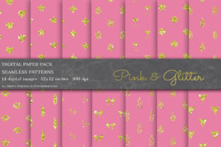 Pink Glitter Digital Papers