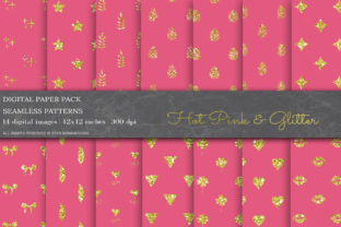 Pink Glitter Digital Papers: A Sparkling Addition to Your Creative Projects