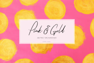 Pink Gold Abstract Backgrounds: A Versatile Design Resource