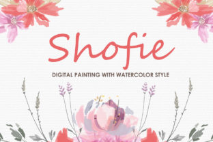 Shofie Watercolor Floral Style Clipart: A Versatile Artistic Resource